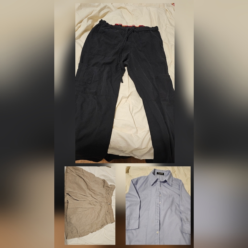 Workwear & Casual Bundle – Dickies Scrubs, Shorts & Shirt